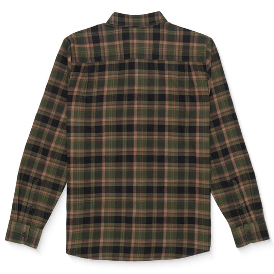 Volcom Caden Plaid Long Sleeve Button-Up Flannel Shirt 2