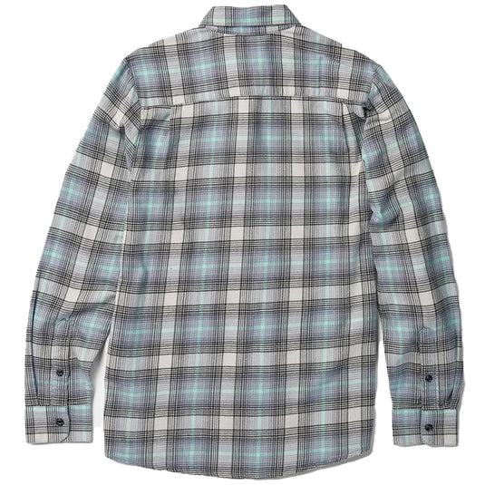 Volcom Caden Plaid Long Sleeve Button-Up Flannel Shirt - Tower Gray 2