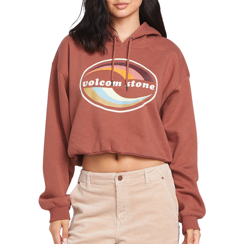Load image into Gallery viewer, Volcom Women's Good Things Fleece Pullover Hoodie 1
