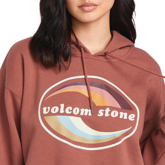 Volcom Women's Good Things Fleece Pullover Hoodie 3