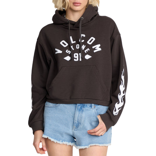 Volcom Women's 1991 Mini Pullover Hoodie 1