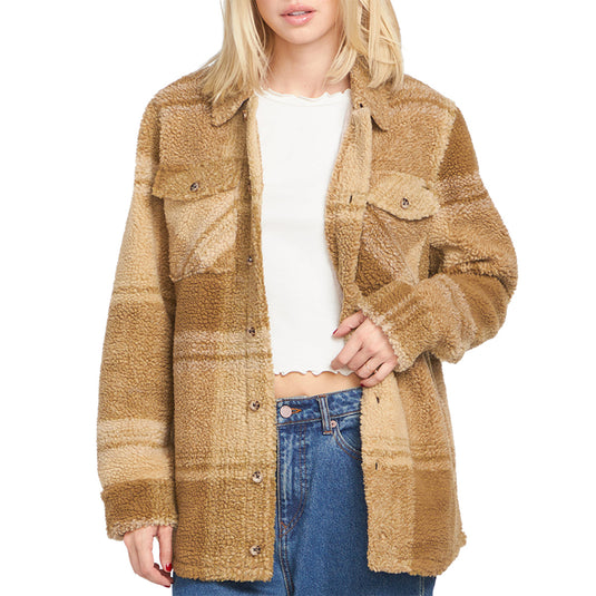 Volcom Women's Silent Sherpa Jacket 1