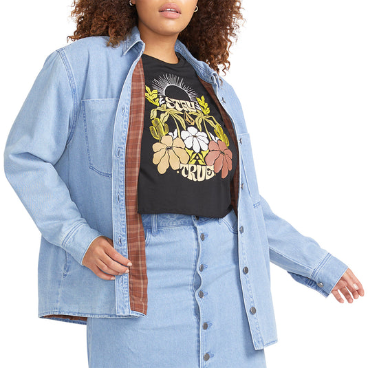 Volcom Women's Chill Trap Shacket Jacket 2