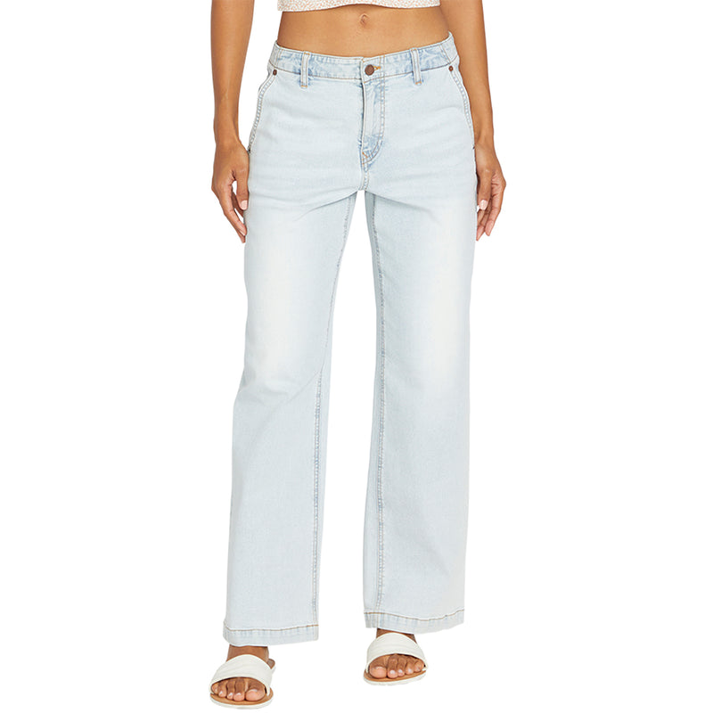 Load image into Gallery viewer, Volcom Women's 1991 Stoned Low Rise Jeans 1
