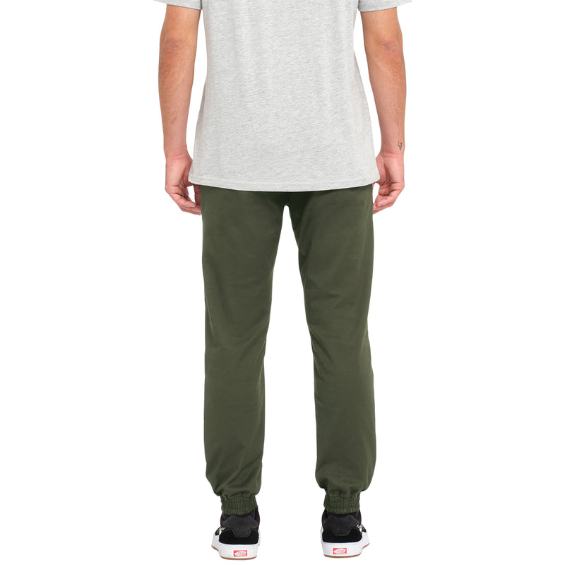 Load image into Gallery viewer, Volcom Frickin' Slim Jogger Pants - Dark Green 5
