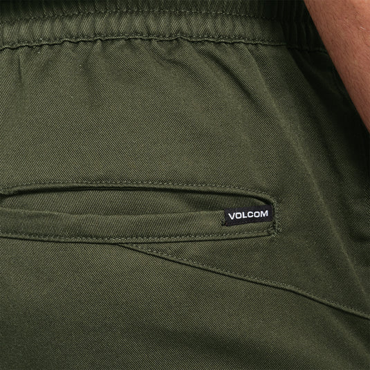 Volcom Frickin' Slim Jogger Pants - Dark Green 7
