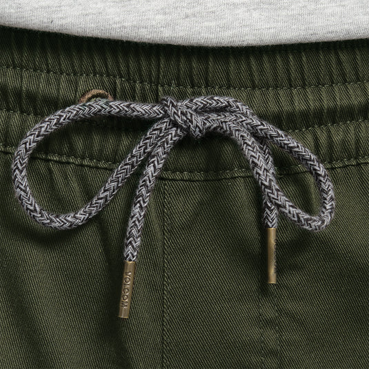 Volcom Frickin' Slim Jogger Pants - Dark Green 6