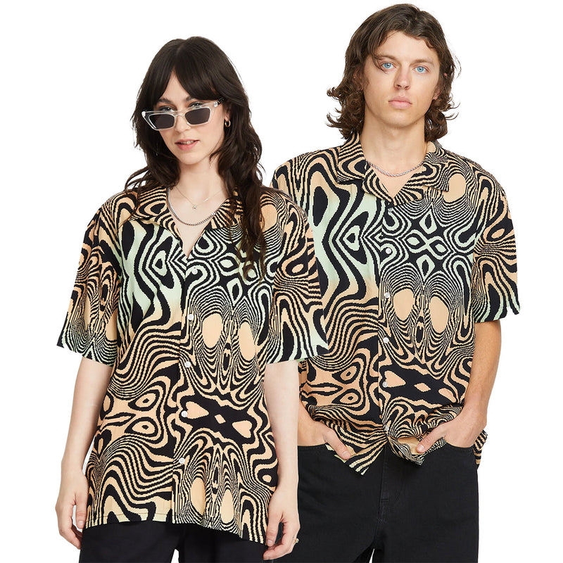 Load image into Gallery viewer, Volcom Filip Rygalski Short Sleeve Button-Up Shirt 8
