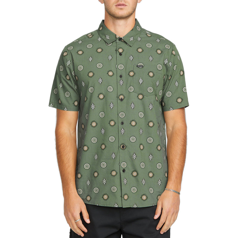 Load image into Gallery viewer, Volcom Mister Fib Short Sleeve Button-Up Shirt 1
