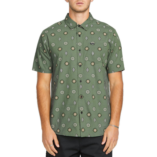 Volcom Mister Fib Short Sleeve Button-Up Shirt 1