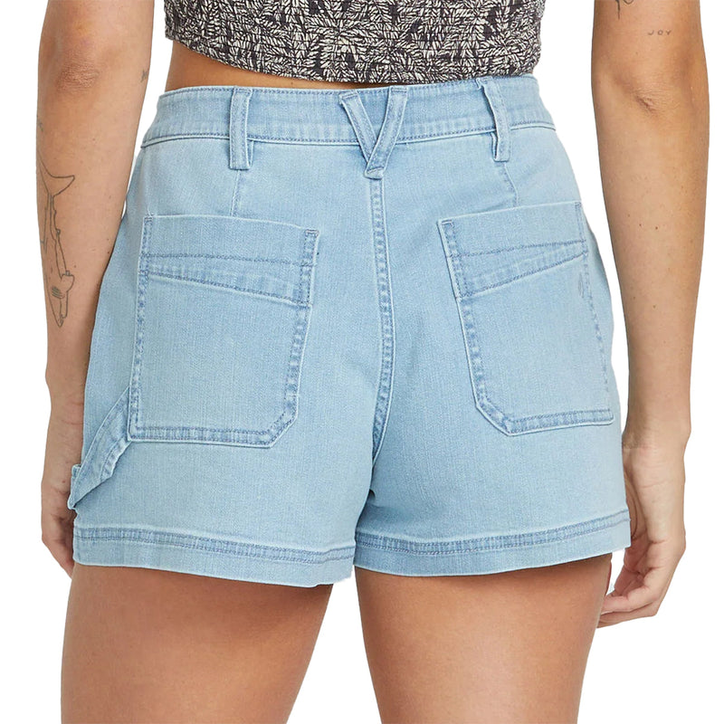 Load image into Gallery viewer, Volcom Women's Stone Kraft Denim Shorts 4
