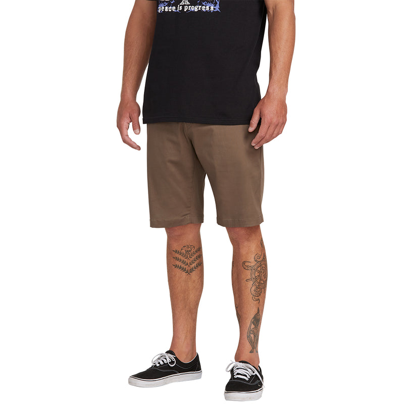 Load image into Gallery viewer, Volcom Frickin' Modern Stretch Chino 21" Shorts - Mushroom 3
