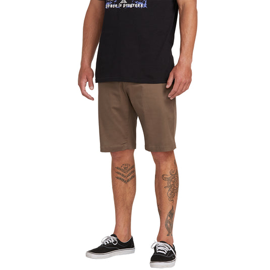 Volcom Frickin' Modern Stretch Chino 21" Shorts - Mushroom 3