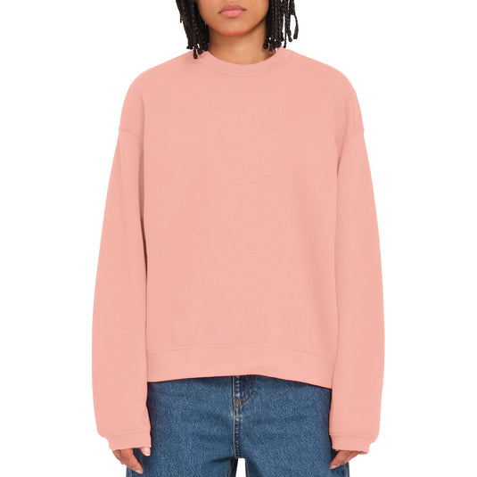 Volcom Women's Stone Heart Up Crew Pullover Sweatshirt 5