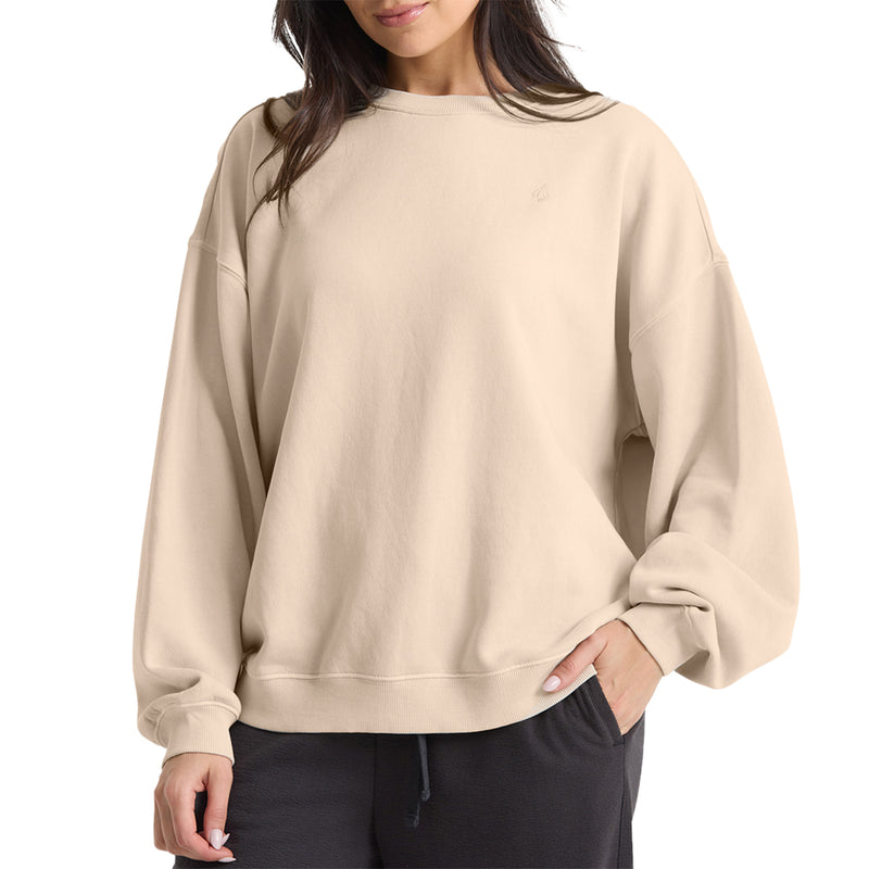 Load image into Gallery viewer, Volcom Women's Stone Soft Crew Neck Sweatshirt 1
