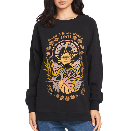 Volcom Women's Stone Magic BF Crew Sweatshirt 1