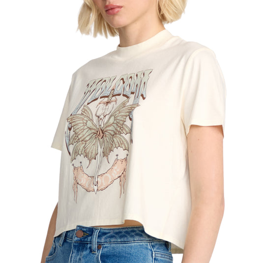Volcom Women's Dial Crop T-Shirt 3