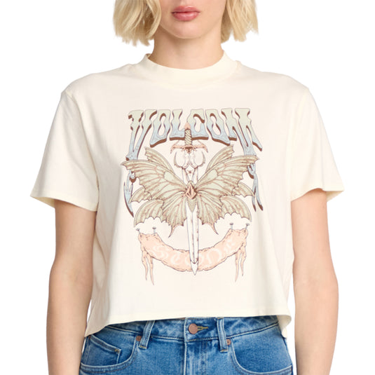 Volcom Women's Dial Crop T-Shirt 1