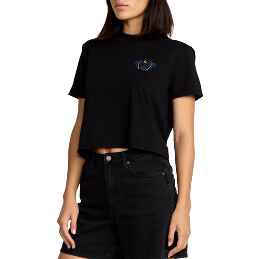 Volcom Women's Dial Crop T-Shirt 9
