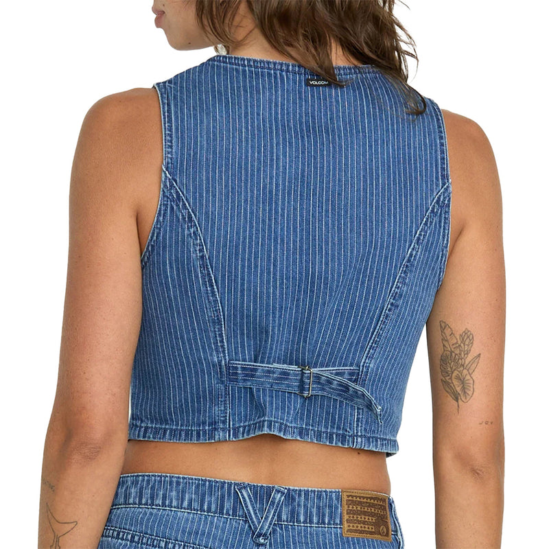 Load image into Gallery viewer, Volcom Women's Stoned Boyfriend Vest Top 2
