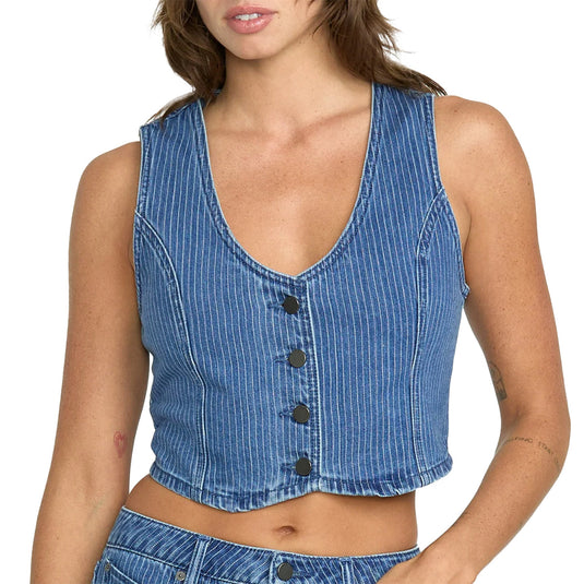 Volcom Women's Stoned Boyfriend Vest Top 1