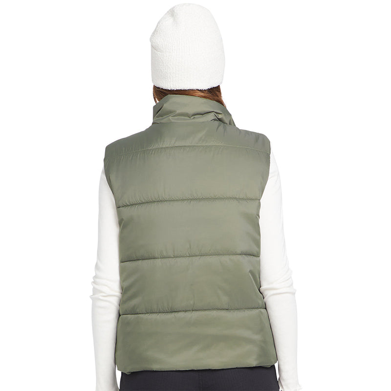 Load image into Gallery viewer, Volcom Women's Puff It Zip-Up Vest 3

