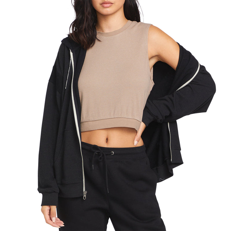 Load image into Gallery viewer, Volcom Women's Lived in Lounge Frenchie Zip-Up Hoodie 3

