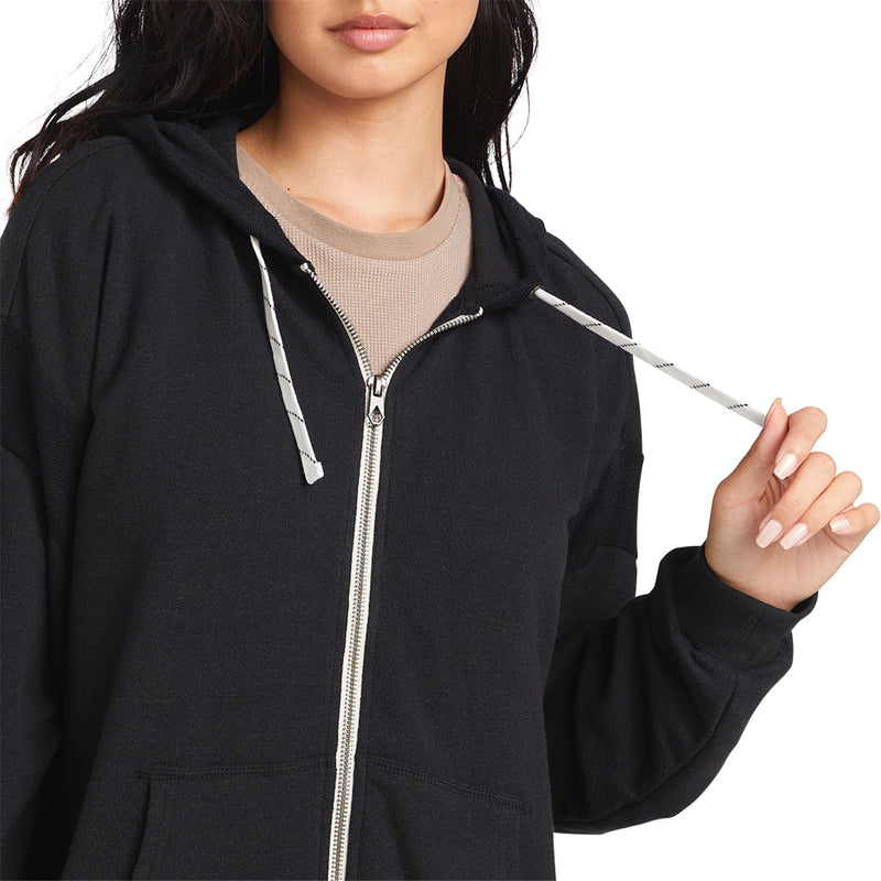 Load image into Gallery viewer, Volcom Women's Lived in Lounge Frenchie Zip-Up Hoodie 5
