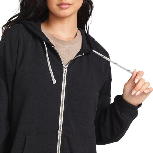 Volcom Women's Lived in Lounge Frenchie Zip-Up Hoodie 5