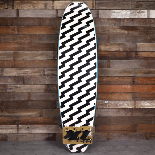 Wave Bandit Easy Rider 7'0 × 22 × 3 ⅛ Surfboard - Blue/White Bolt 2