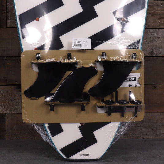 Wave Bandit Easy Rider 8'0 × 23 × 3 ⅜ Surfboard - Blue/White Bolt 3