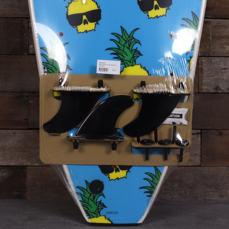 Load image into Gallery viewer, Wave Bandit Easy Rider × Ben Gravy 9'0 × 24 × 3 ½ Surfboard - White/Blue 3
