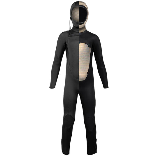 Xcel Youth Axis 5/4 Hooded Chest-Zip + Ankle-Zip Wetsuit 