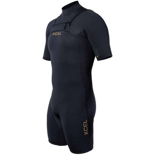 Xcel Comp+ 2/1.5 Short Sleeve Chest-Zip Spring Wetsuit 3