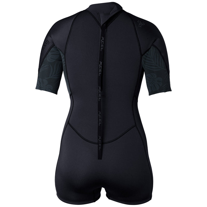 Load image into Gallery viewer, Xcel Women's Axis 2mm Short Sleeve Back-Zip Boy-Short Spring Wetsuit 
