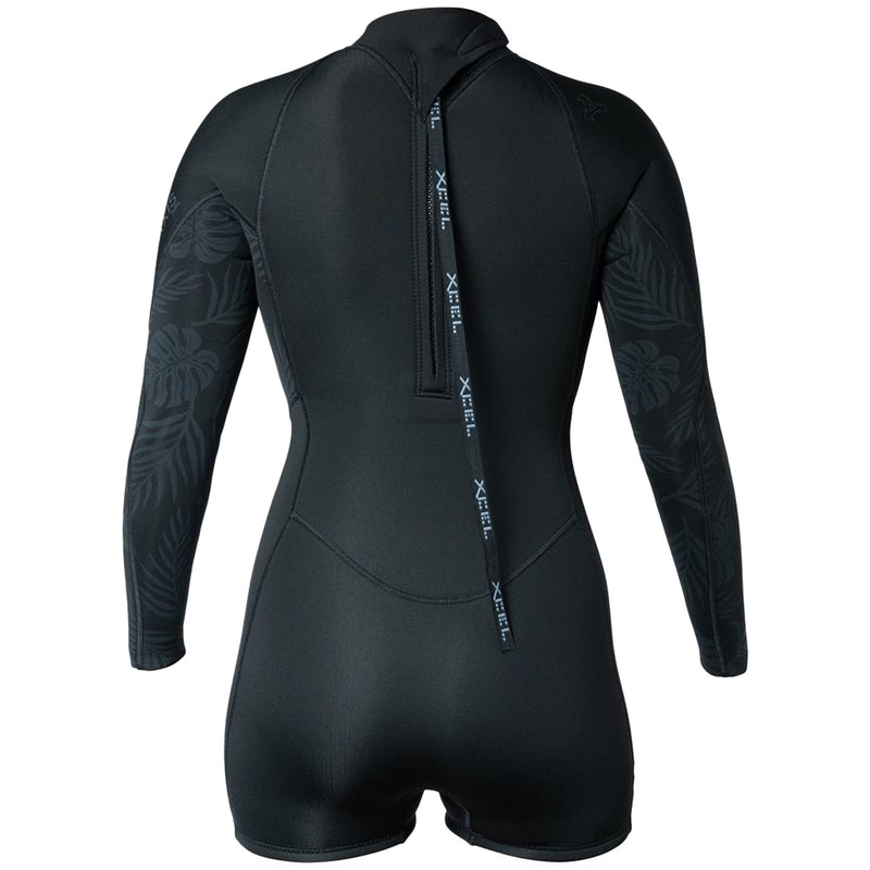 Load image into Gallery viewer, Xcel Women's Axis 2mm Long Sleeve Back-Zip Boy-Short Spring Wetsuit 2
