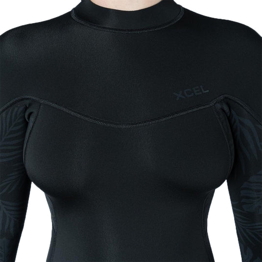 Xcel Women's Axis 2mm Long Sleeve Back-Zip Boy-Short Spring Wetsuit 3