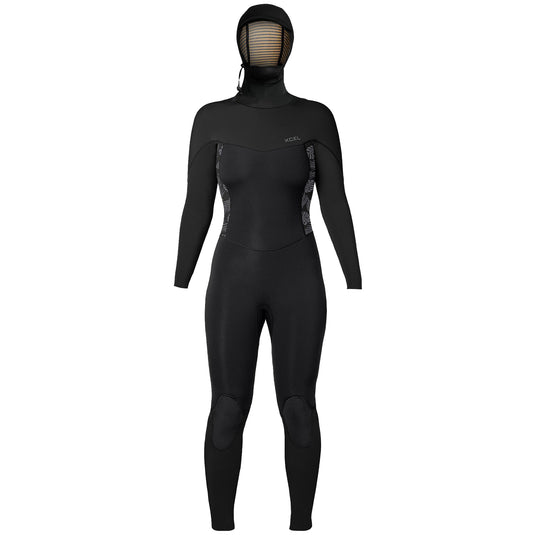Xcel Women's Axis 5/4 Hooded Chest-Zip Wetsuit 1