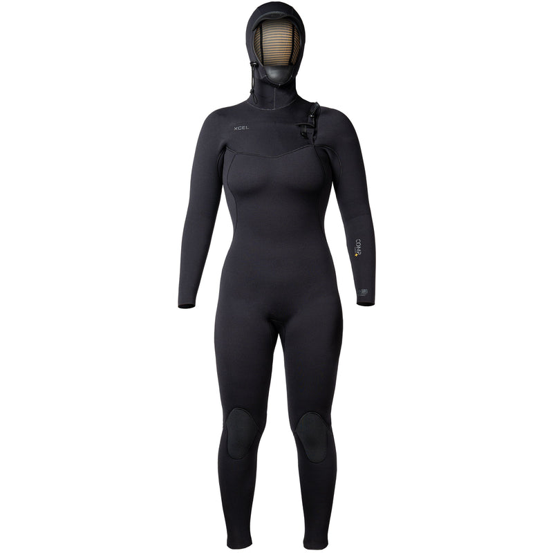 Load image into Gallery viewer, Xcel Women's Comp+ 5/4 Hooded Chest-Zip Wetsuit 1
