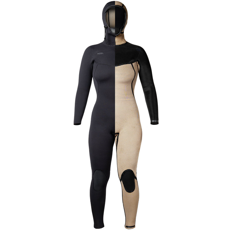 Load image into Gallery viewer, Xcel Women's Comp+ 5/4 Hooded Chest-Zip Wetsuit 4
