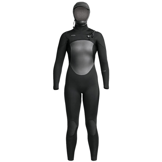 Xcel Women's Axis 5/4 Hooded Chest-Zip Wetsuit • 2024 1