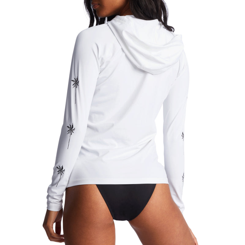 Load image into Gallery viewer, Billabong Women's Core Surf Daze Long Sleeve Hooded Rash Guard 11
