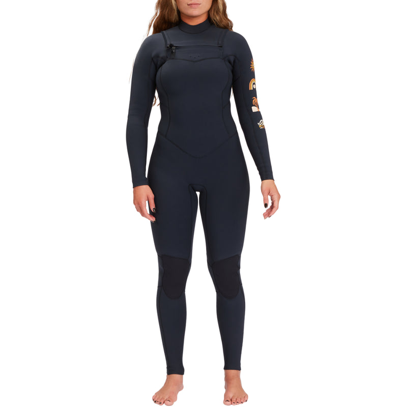 Load image into Gallery viewer, Billabong Women's Salty Dayz Natural 4/3 Chest-Zip Wetsuit 1
