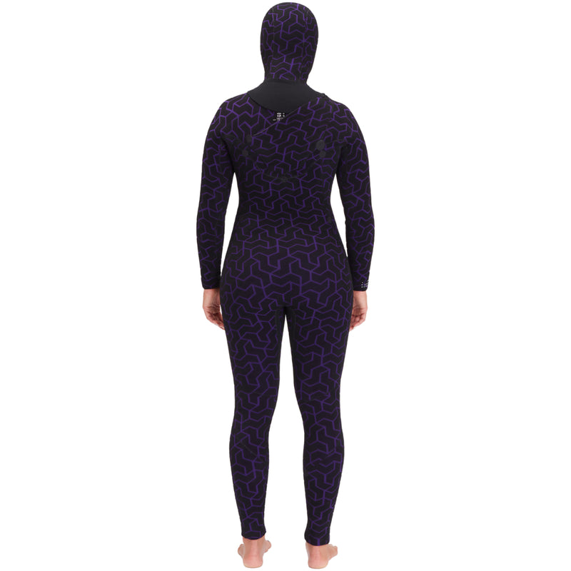 Load image into Gallery viewer, Billabong Women's Furnace 5/4 Hooded Chest-Zip Wetsuit 9
