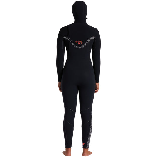 Billabong Women's Furnace 5/4 Hooded Chest-Zip Wetsuit 2