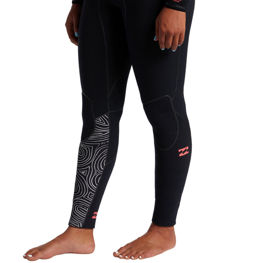 Billabong Women's Furnace 5/4 Hooded Chest-Zip Wetsuit 7