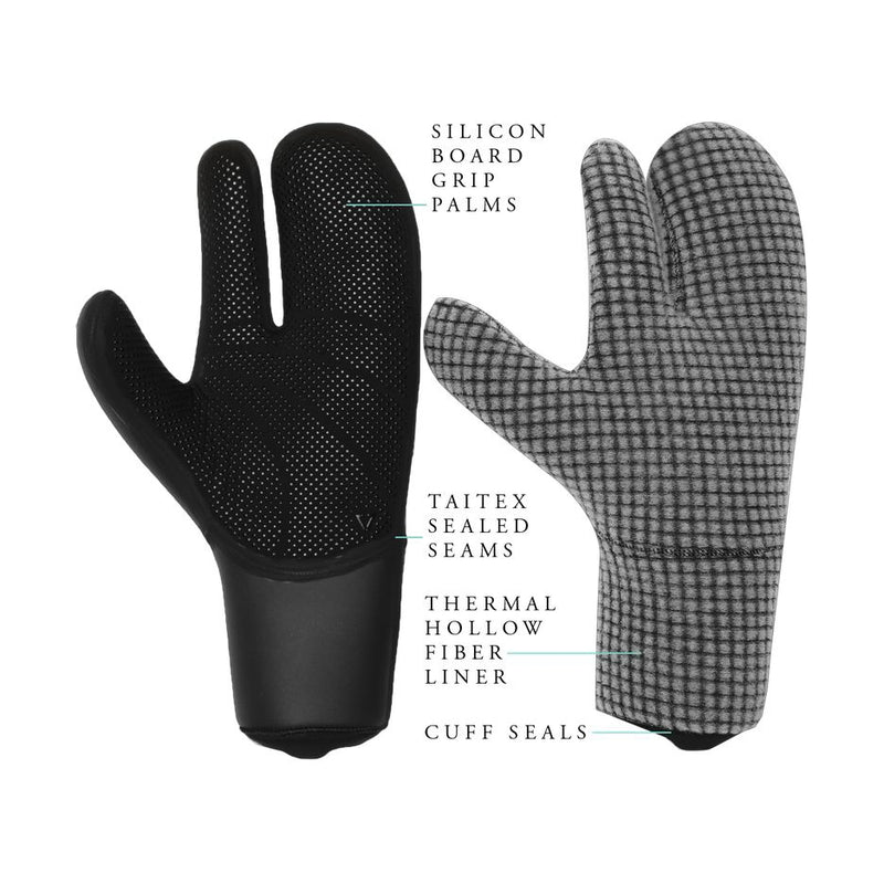 Load image into Gallery viewer, Vissla 7 Seas 5mm 3 Finger Gloves 2
