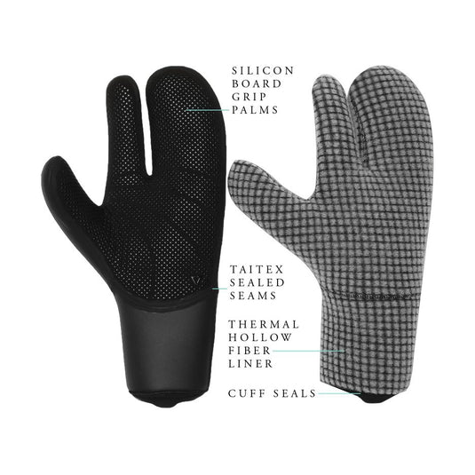 Vissla 7 Seas 5mm 3 Finger Gloves 2