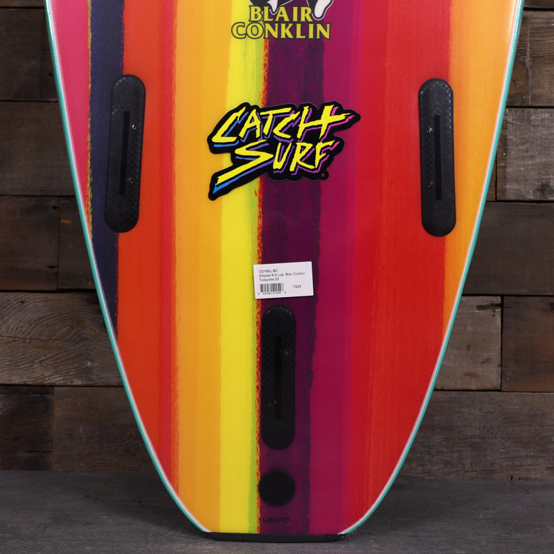 Load image into Gallery viewer, Catch Surf Odysea Log × Blair Conklin 6'0 × 22 × 3 ⅛ Surfboard - Turquoise 3
