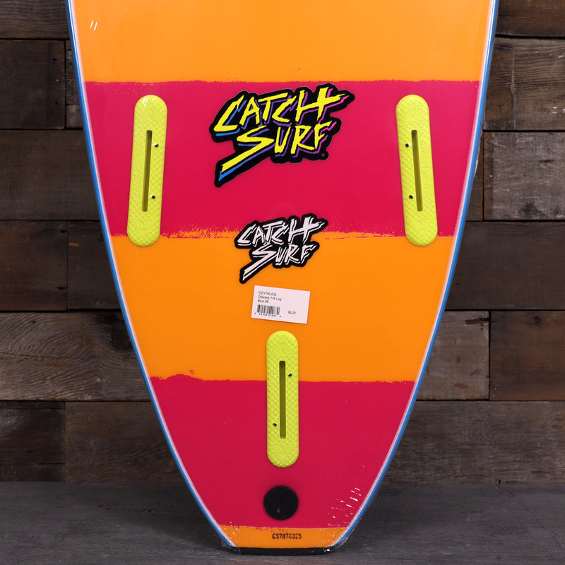 Load image into Gallery viewer, Catch Surf Odysea Log 7'6 × 22 × 3 ¼ Surfboard - Blue/Stripes 3
